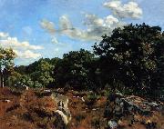 Frederic Bazille Landscape at Chailly France oil painting artist